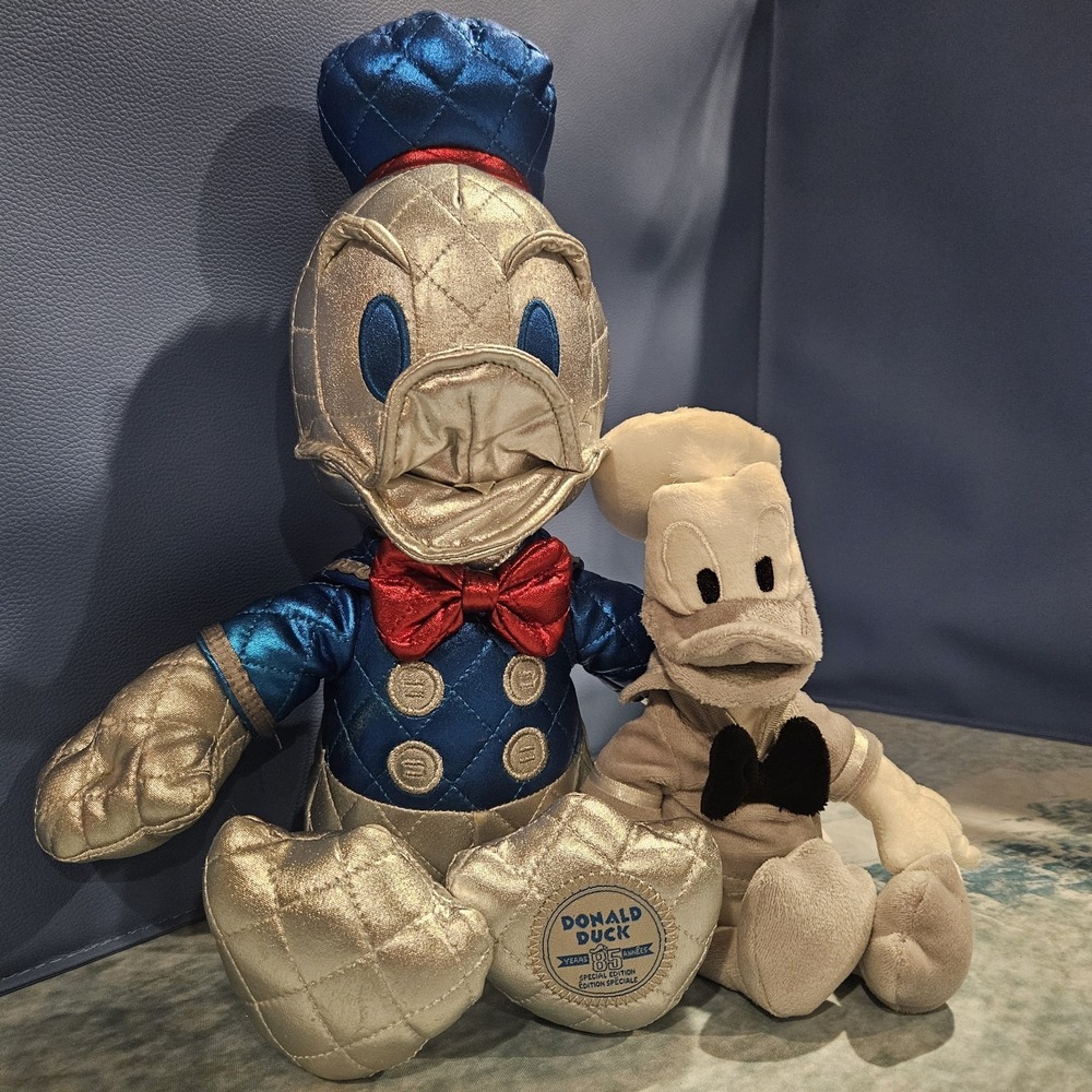 Disney Donald Duck 85th Anniversary Plush Bundle Disney Parks Donald Duck Pair